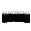 50PCS Foam Can Cooler Drink Cup Bottle Sleeve Insulator Wrap Cover New Black 5