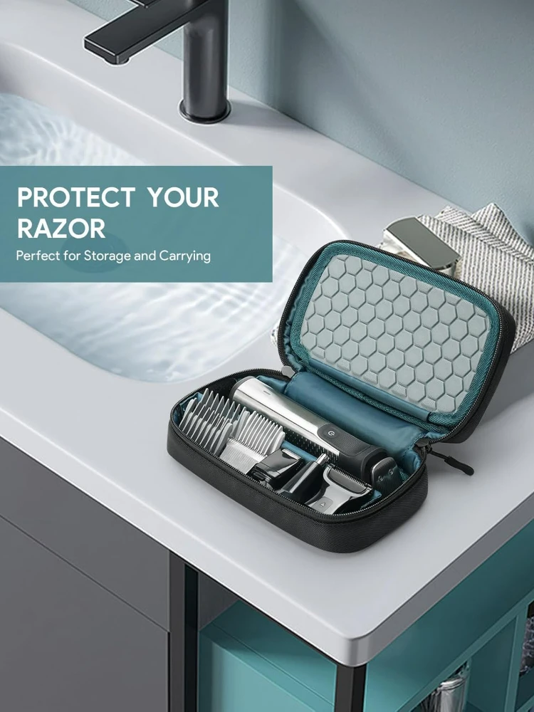 Étui De Voyage Dur EVA Pour Tondeuse Philips Norelco Multigroom Series 3000/5000/7000 - Neuf