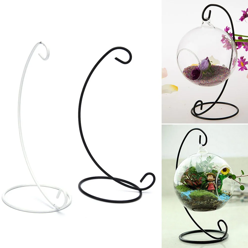 1PC Creative Hanging Glass Vase Hanging Terrarium Plant Flower Clear Container Hanging Vase Indoor Home Decoration Without Ball