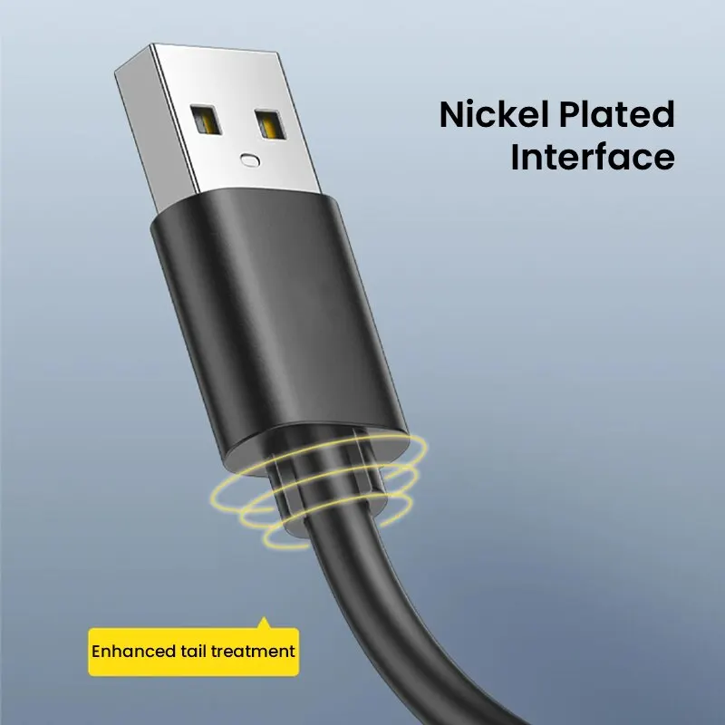 NIERBO USB-USB 케이블, 초고속 USB 2.0, A 타입 수-A 타입 수, 24 / 28AWG 케이블, 1.5m, 5 피트 블랙