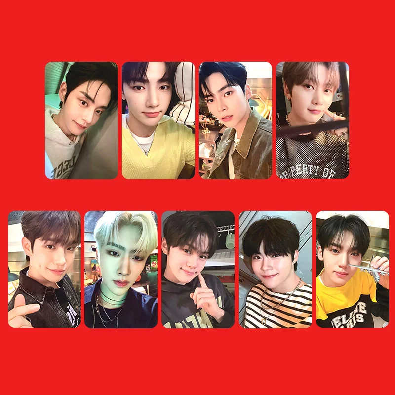 

9pcs/set ZB1 Debut Album Card YOUTH IN THE SHADE Lomo Card ZHANG HAO RICKY KIM TAILAI KIM GYUVIN Fan Gift Kpop Boy