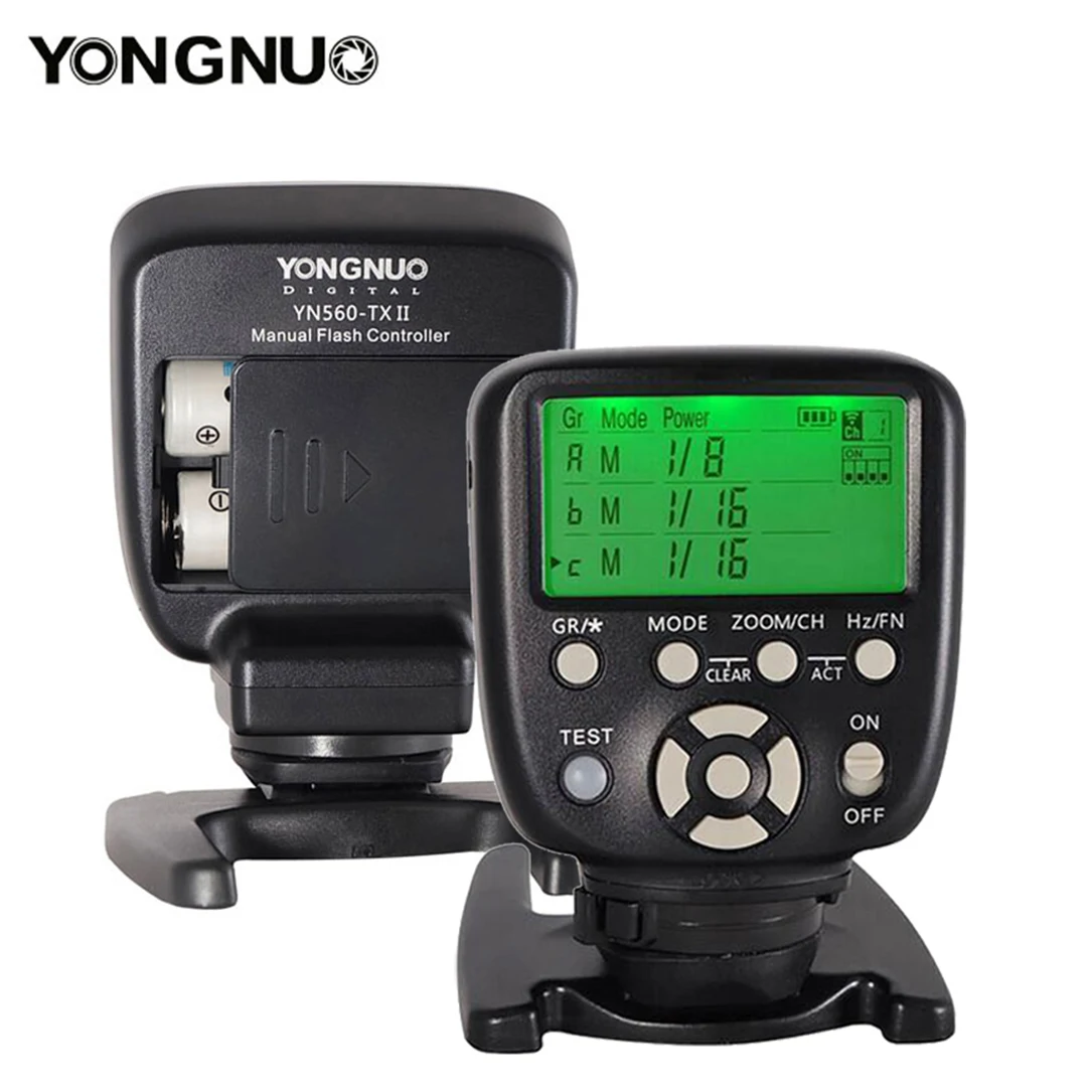 Yongnuo YN560-TX II Wireless Flash Trigger Controller for Canon Nikon Sony YN560III IV YN660 YN968 YN860Li Speedlite RF603 RF605 flash trigger