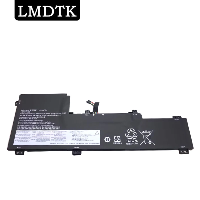 Lmdtk Nuova Batteria Per Laptop Muslimexmuslimex Per Lenovo Ideapad 5 Pro-16Ach6 Pro-16Ihu6 Creator 5-16Ach6 15.36V 75Wh