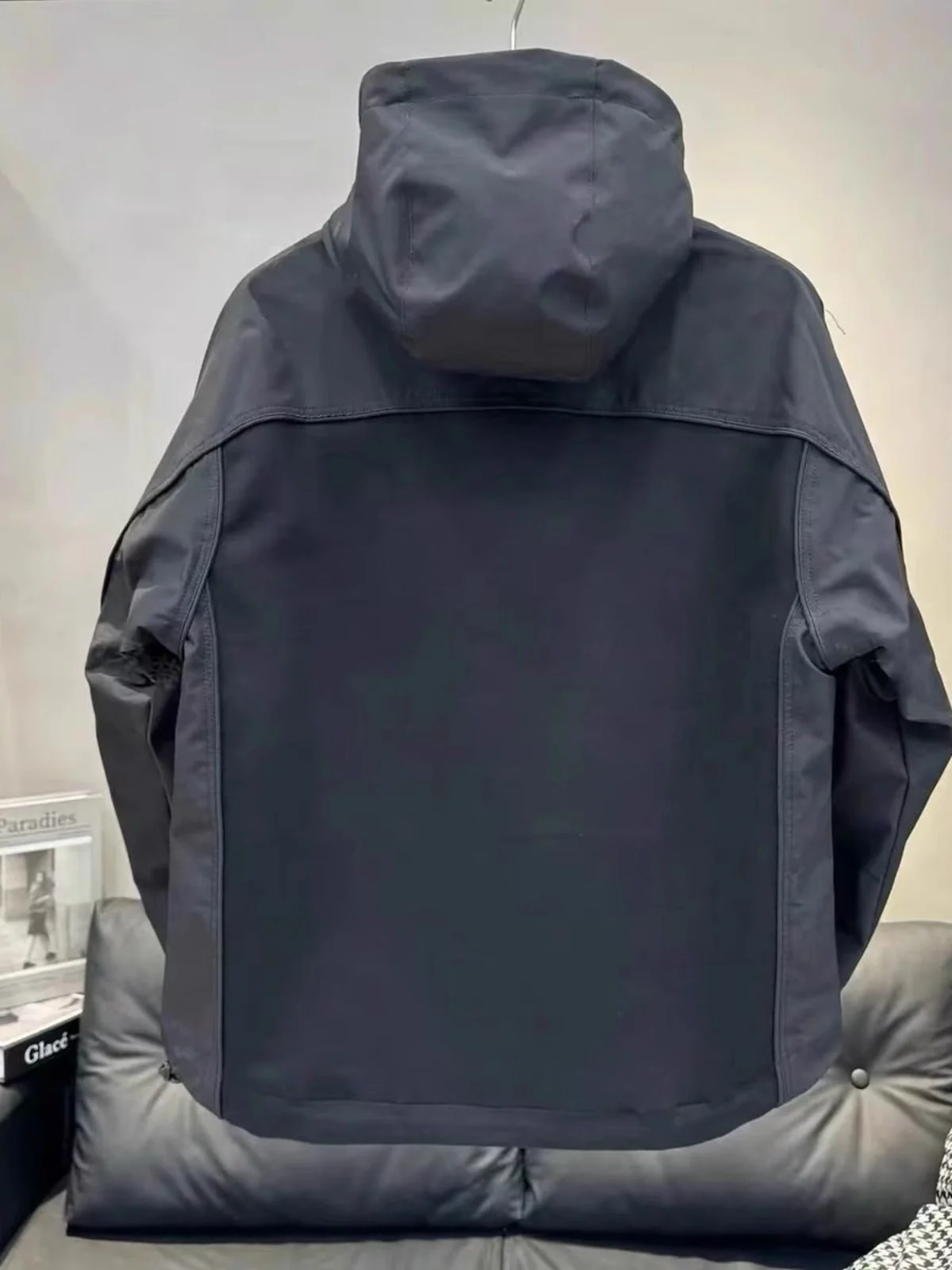 Trendy Casual Men's Hoodie Jaet Autumn Slimming ket Splicing All-Match Faion Sweatirt Outerwear Streetwear