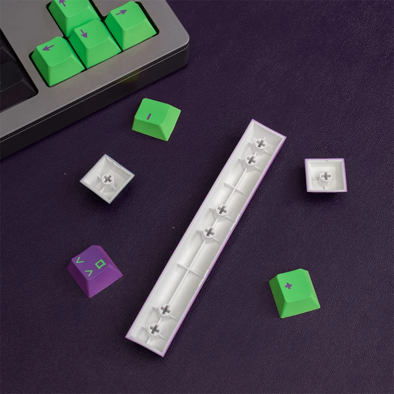 Teclado Mecânico Keycap Gmk Clones Mecha01 Eva Perfil Cereja Dye Sub 61 64 68 87 96 104 Chaves - Imagem 2