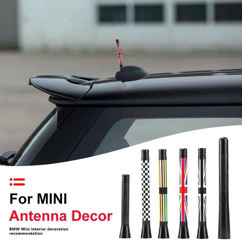 Auto Antenne Antenne FM Abdeckung Dekor Fall Für Mini Cooper S JCW Eine R50  R53 R55 R56 R60 R61 F54 f55 F56 F60 Countryman Zubehör