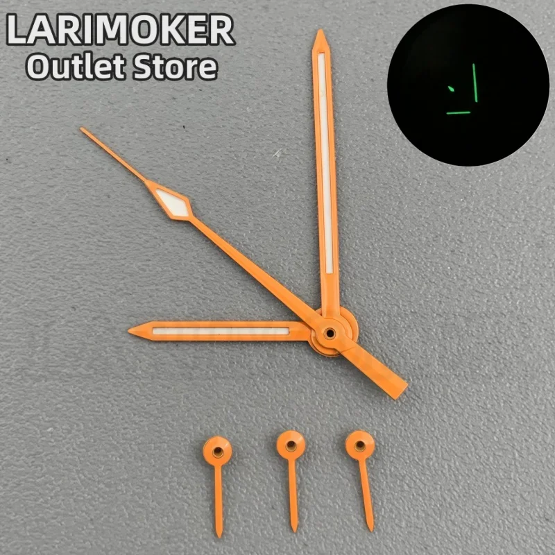 LARIMOKER Multicolor Luminous Watch Hands - Red, Orange, Green, Gold, Rose Accessory