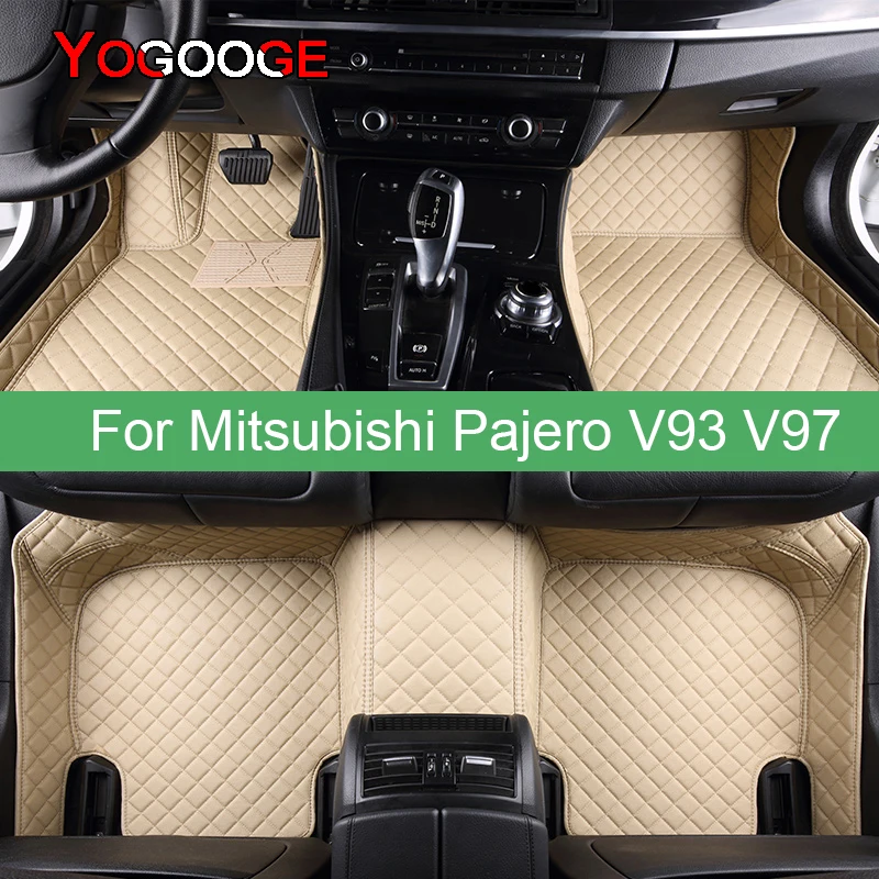 

Автомобильные коврики YOGOOGE для Mitsubishi Pajero V93 V97 V73 V77, аксессуары для ног, коврики