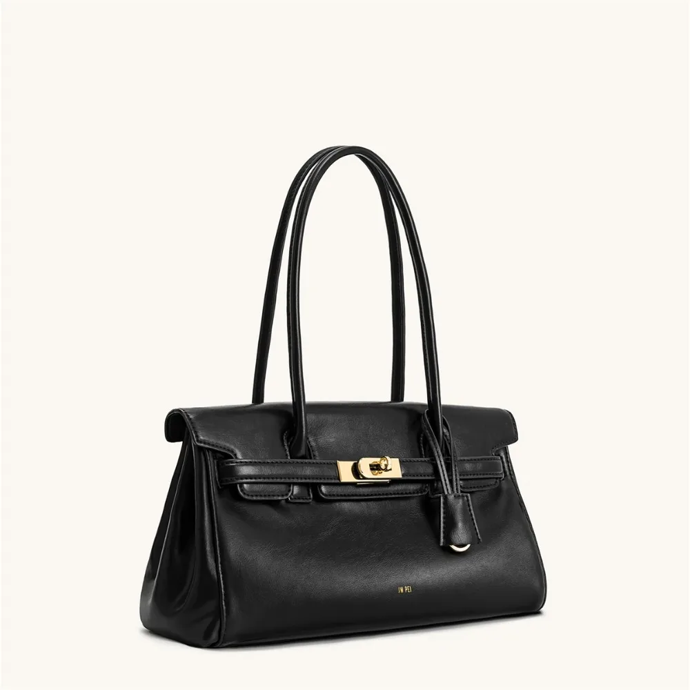 JW PEI يارا حقيبة يد للنساء حمل حقيبة جلد نباتي أس...