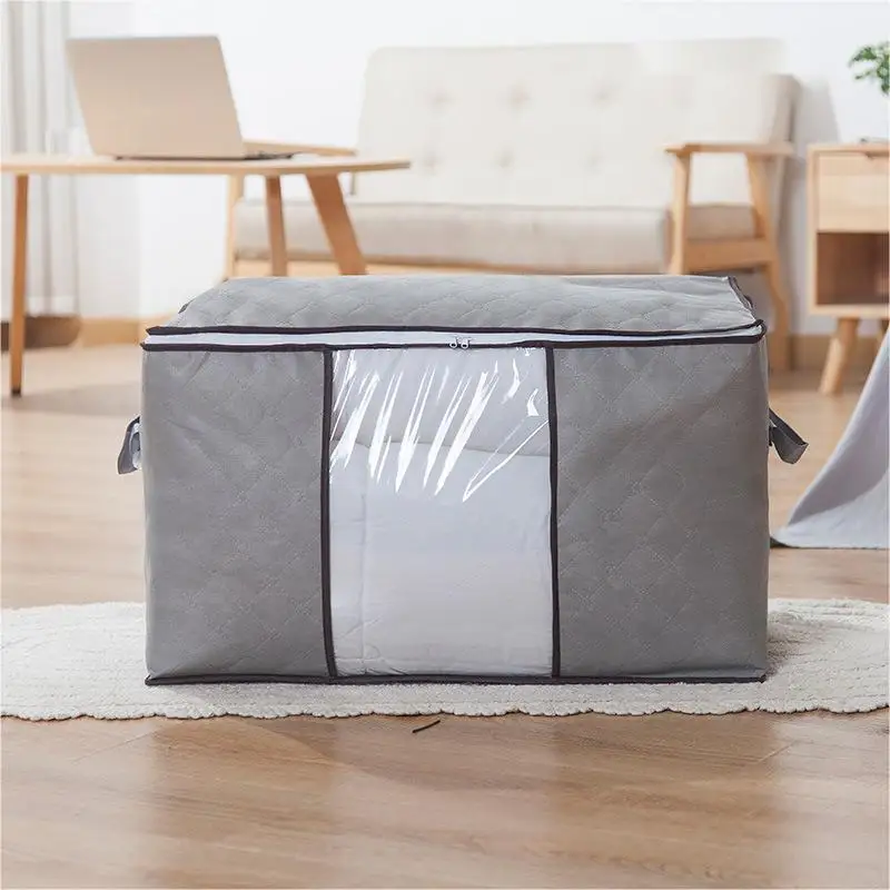 90L Large Storage Bags - 4 Pack Clothes Storage Bins, Foldable Closet  Organizer Storage Containers with Durable Handles and Thick Fabric for