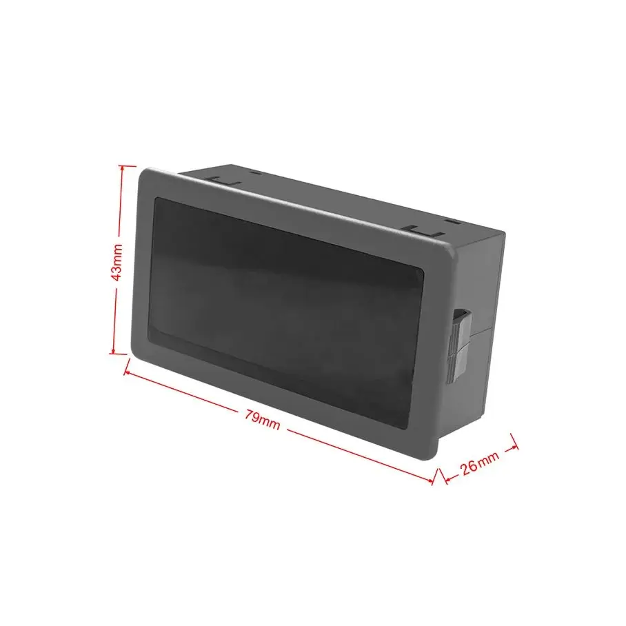 220V 110V AC Tachometer 4-Digit LED Digital Display Motor Tachometer With Hall Sensor Magnet