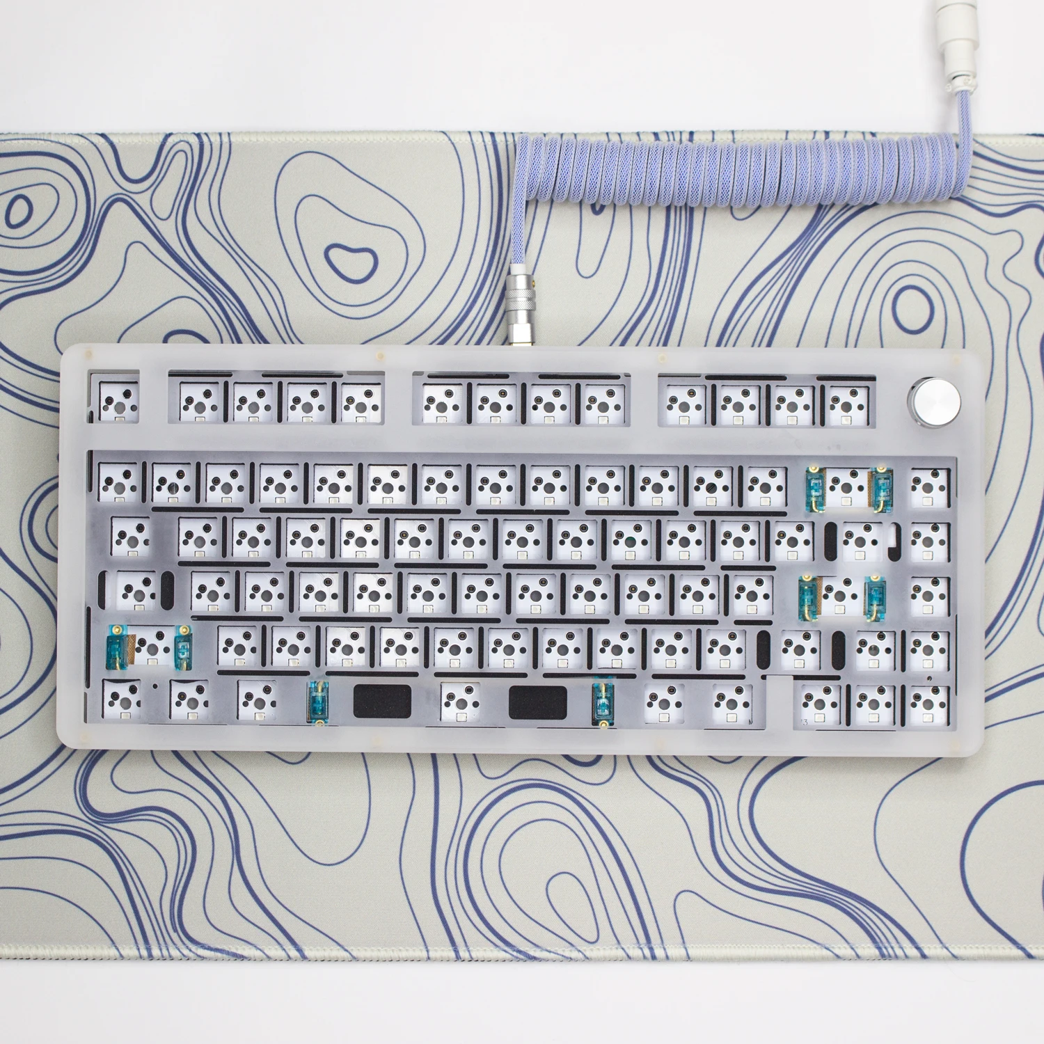 MW75 Gasket Keyboard Kit Custom QMK Firmware Support via With RGB