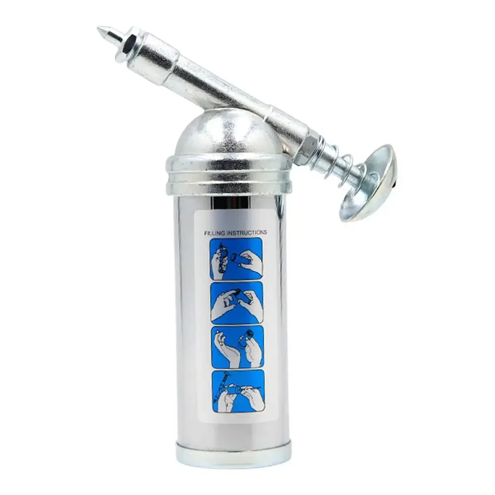 80cc Capacity 1000psi High-Pressure Oiler For Bicycle Motorbike Cycling Mini Grease Guns Machine Single Hand Pump Operation Tool