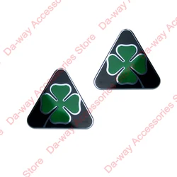 Quadrifoglio Black Clover Emblem - Super Sport Fender Logo Exterior Accessory (Black)