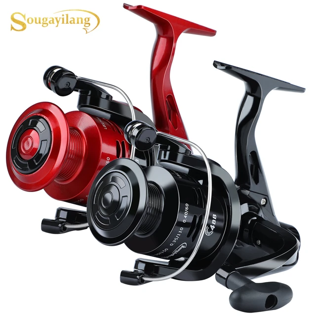 Sougayilang 1000-5000 Spinning Fishing Reel Max Drag 12kg Carp Wheel 5.1:1  5.5:1 High Speed Ratio Reel With Free Spool Tackle - Fishing Reels -  AliExpress