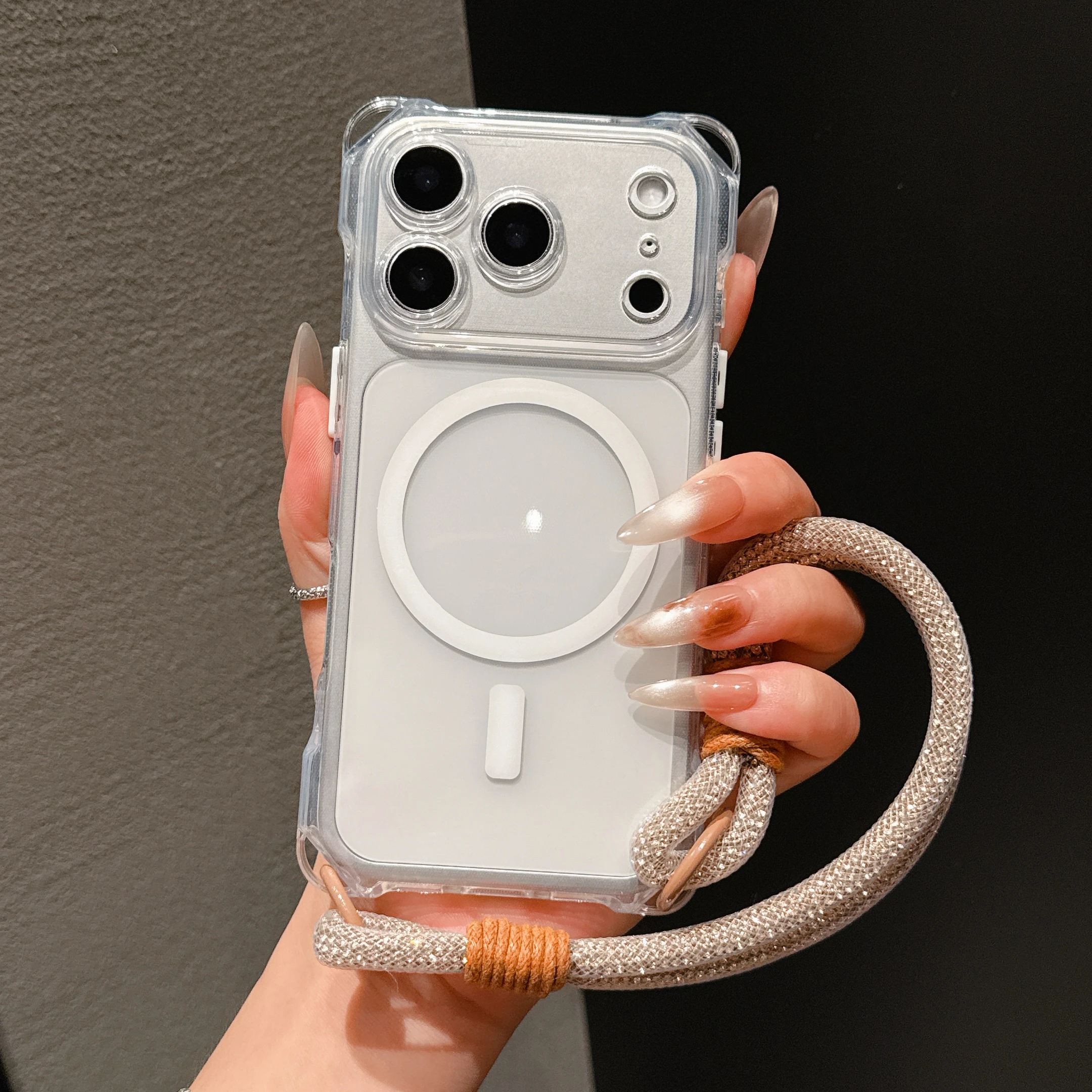 Premium Hanging Strap Phone Case - Anti-Drop, Magnetic Attachment, Superior Protection