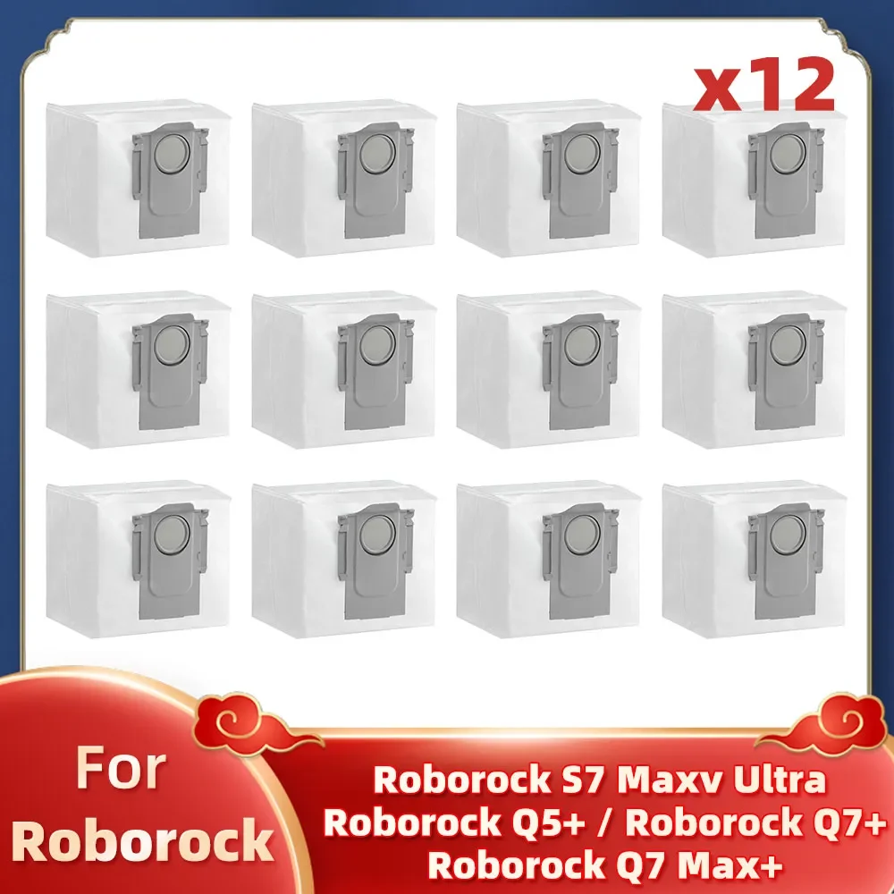 For Xiaomi Roborock Q5+ / Q7+ / Q7 Max+ / Roborock S7 Maxv Ultra Robot Vacuum Replacement Spare Parts Dust Bag Accessories