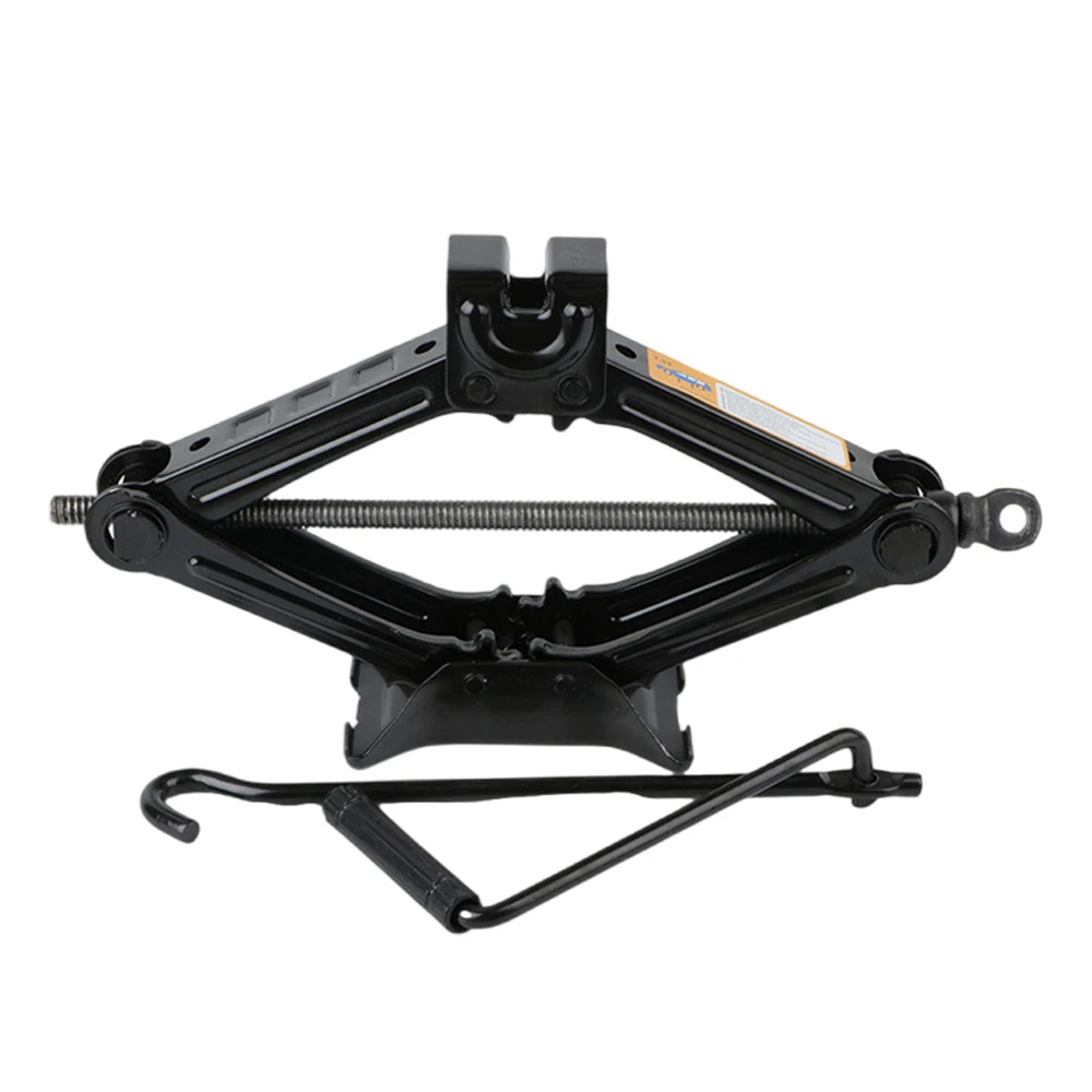 

2T Mechanical Scissor Jack Tons Foldable Universal Accessories Thickened Steel Material Horizontal Type Effort Saving Durable