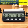 YS9901/YS902 Digital Chess Timer Professional Chess Clock Multifunctional Digital Count Up Count Down Precision Game Stopwatch 2