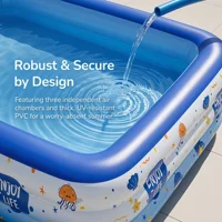 Piscine gonflable familiale de grande taille pour adultes, idéale pour la cour, le jardin et les fêtes en plein air (1 pièce) 5