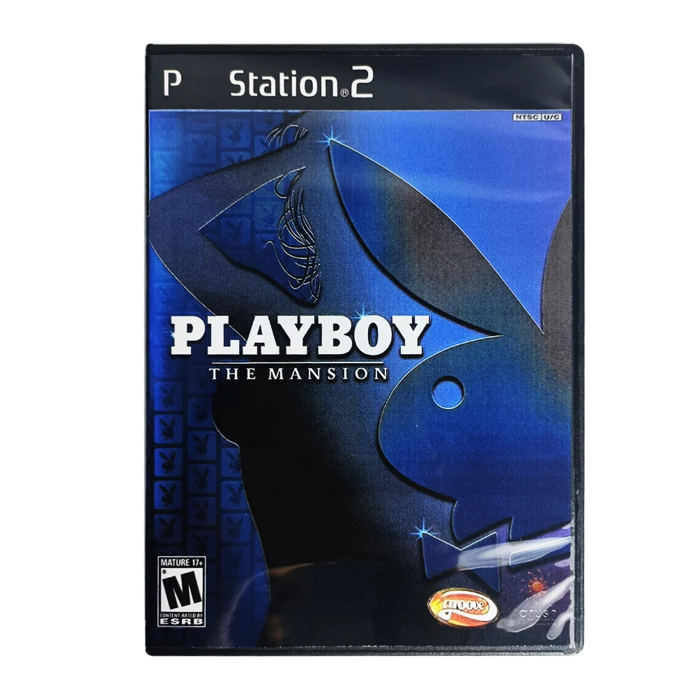 

PS2 Play Boy With Manual Copy Disc Game Unlock Console Station 2 Retro Optical Driver Retro Video Game Machine Parts