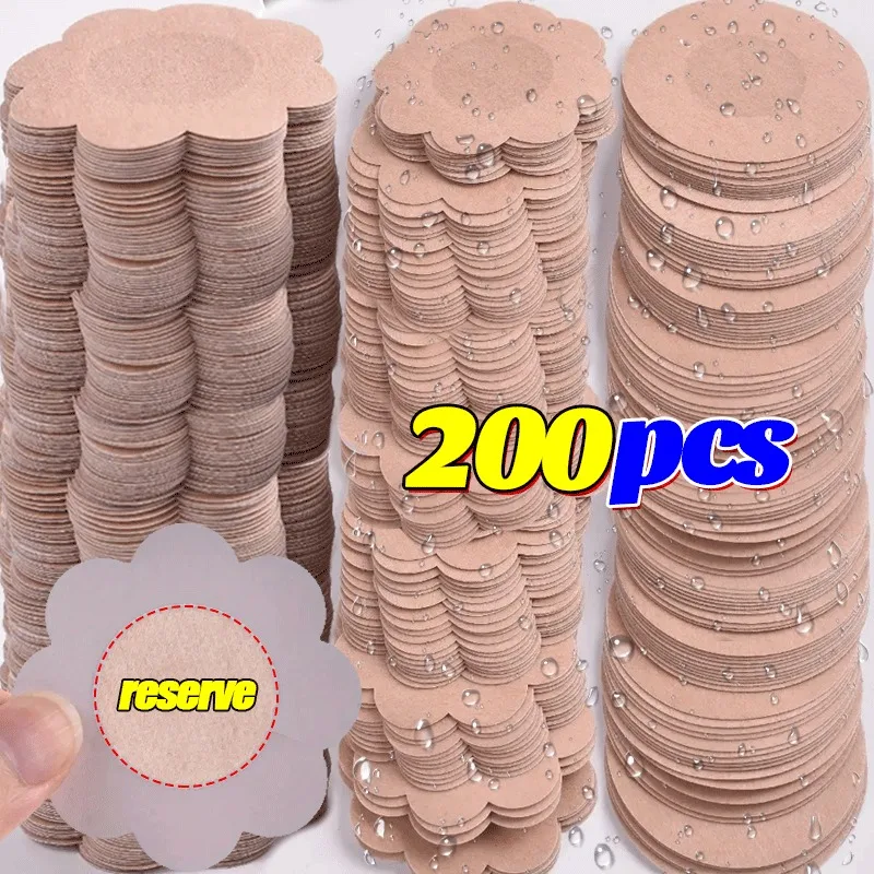 2-200pcs Women's Invisible Nipple Pasties Breast Lift Tape Overlays on Bra Stickers Chest One-off Nipple Covers Pads Accessories silicone breast patch silicone nipple cover sticky bra breast nipple covers invisible stick on bra breast sticker disposable nipple cover silicone adhesive bra silicone stickers disposable breast patch