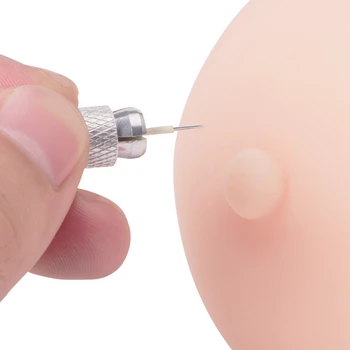 AA20-3D Tattoo Areola Pratica Pelle Seni Finti in Silicone Petto Pleural Pratica Stampo per Principianti Trucco Permanente