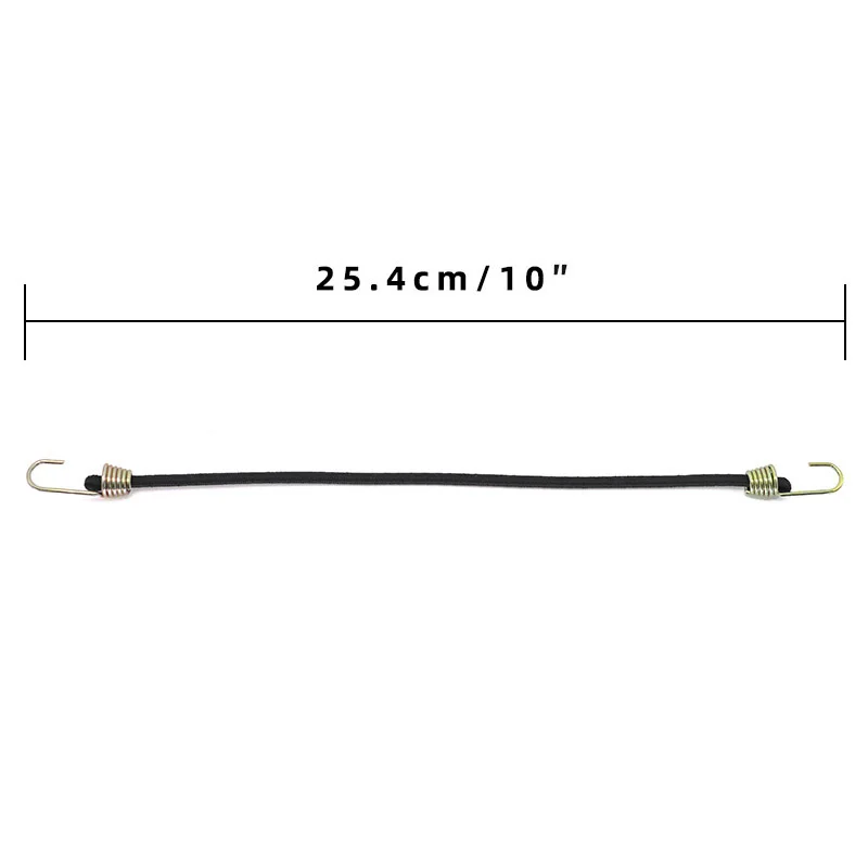 Cargo straps 3/5/8pcs Automobile and motorcycle Elastic cord Heavy duty Luggage straps Rope hooks 25cm Stretch tie Tent outdoor accessories