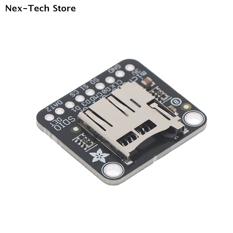 [NT]1Pc 3V 블랙 전용 4682 Adafruit SPI 또는 SDIO 카드 브레이크아웃 모듈 브레이칭 보드[NT]