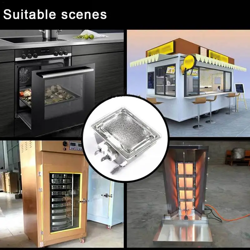 Oven Lamps Microwave Light Bulb Halogen Light Bulb + Lamp Holder The Stove Range Microwave Night Stove Replaces