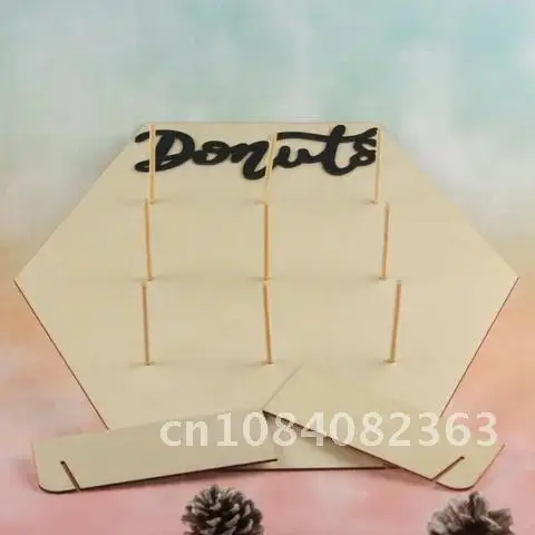 

1 Pieces Cake Display Rack Donuts Wall Stand Wedding Birthday Party Decor