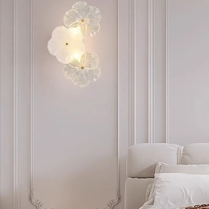 French Luxury Floral Wall Lamp 5