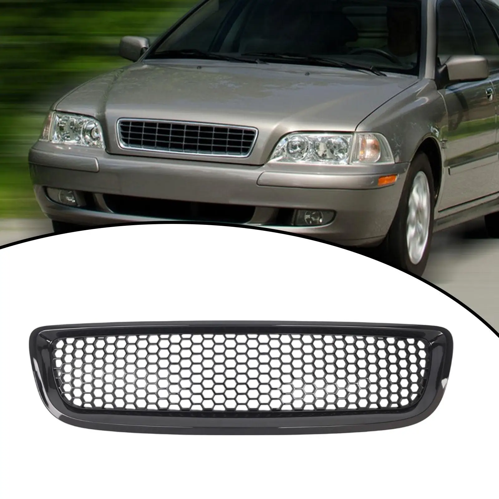 Mesh Grill Grille Lightweight Decoration Spare Parts Replacement Elegant Upgrade 30744915 for Volvo S40 V50 2008-2012 Mesh Grill Grille Lightweight Decoration Spare Parts Replacement Elegant Upgrade 30744915 for Volvo S40 V50 2008-2012