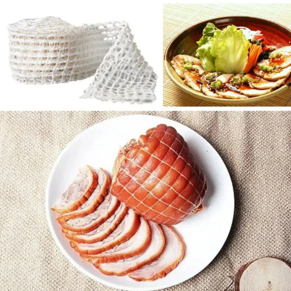 Netbag Meat Net 1/2/3/5M Mesh cover Butcher's String Roll Osteotomy sleeve Kitchen Accesories kitchen utensils