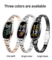 Fashion Explosion Women's Wrist Smart Watch Ladies H8 Smart Bracelet Heart Rate Blood Pressure Sports Atmospheric Trend Watch 2