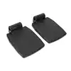 Adjustable 2pcs Wheelchair Footplate Plastic Wheelchair Footrest Pedal Replacement Accessory 2