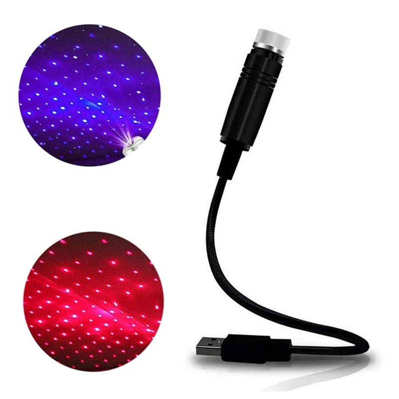 Led Car Roof Star Night Lights Projector Light Interior Ambient Night