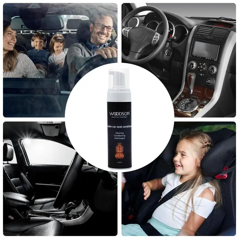 Leather Car Seat Cleaner Car Seat Remover 200ml Multipurpose