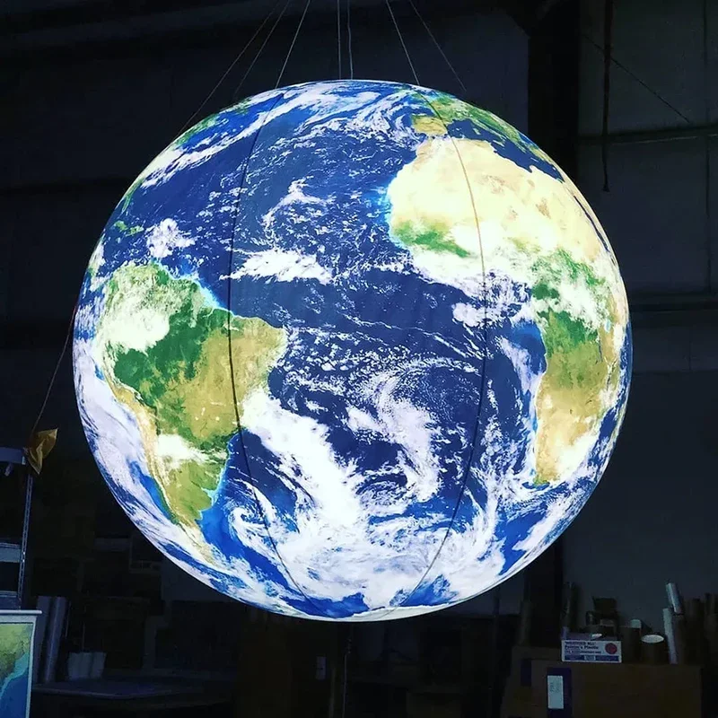 Earth Rotation Table Ball The Ultimate Guide to the Large Inflatable Earth Ball with LED Lights ...