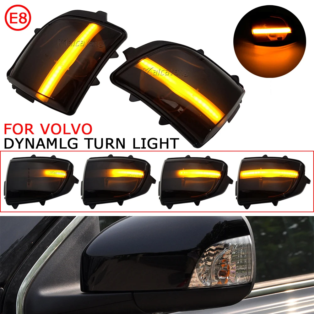 2piece Dynamic Turn Signal Light LED Side Mirror Indicator Sequential