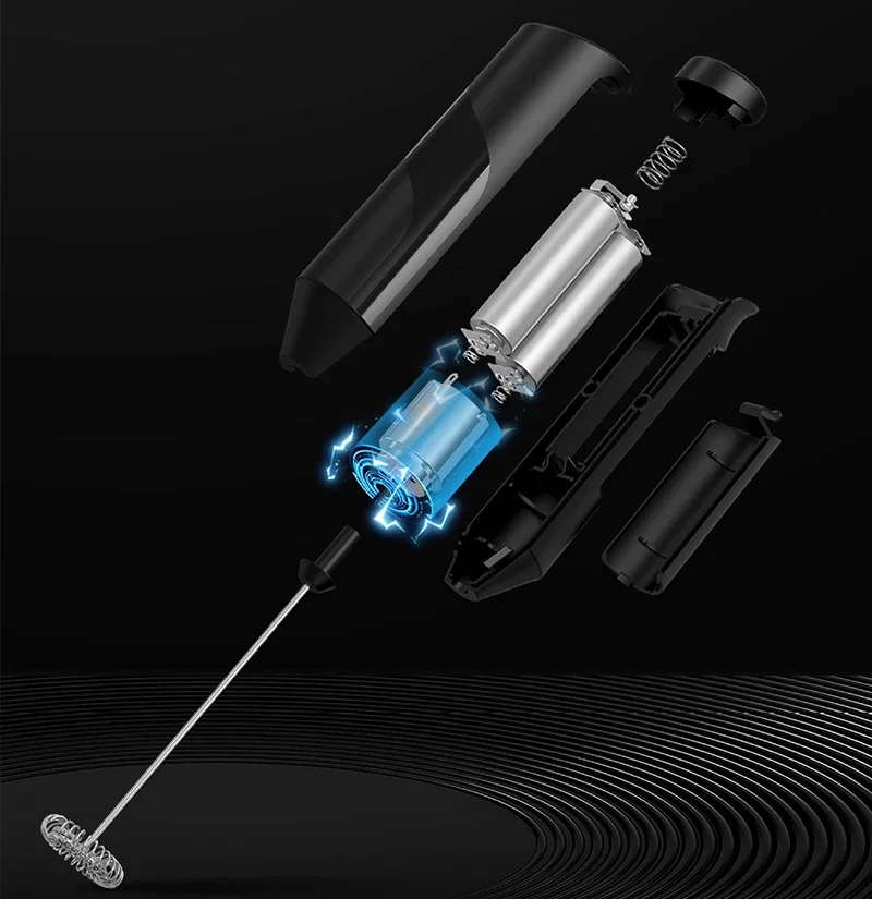 Compact Wireless Coffee and Cream Frother