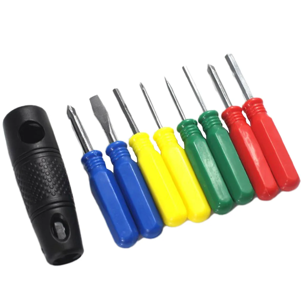 

Набор мини-отверток из хром-ванадиевой стали, гибкие удлинители, магнитные наконечники, рукоятка 2 в 1, широкая совместимость