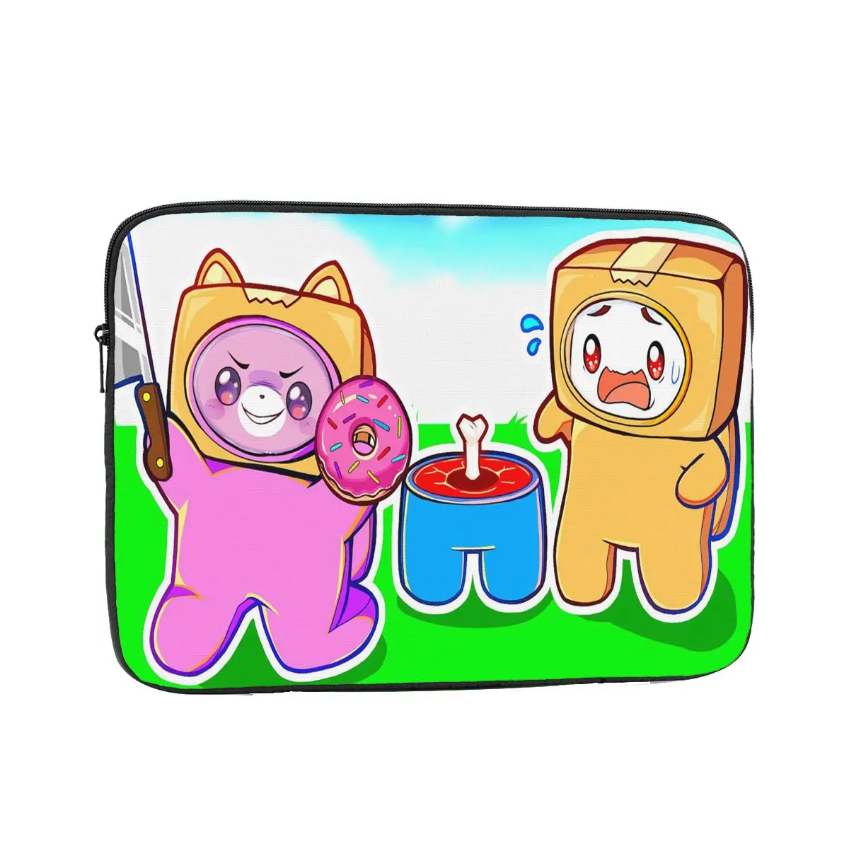 Boxy And Foxy Lankybox Laptop Sleeve Case 12" 13" 15" 17" For Macbook Air Pro Notebook Bag Case Shockproof Case Bag