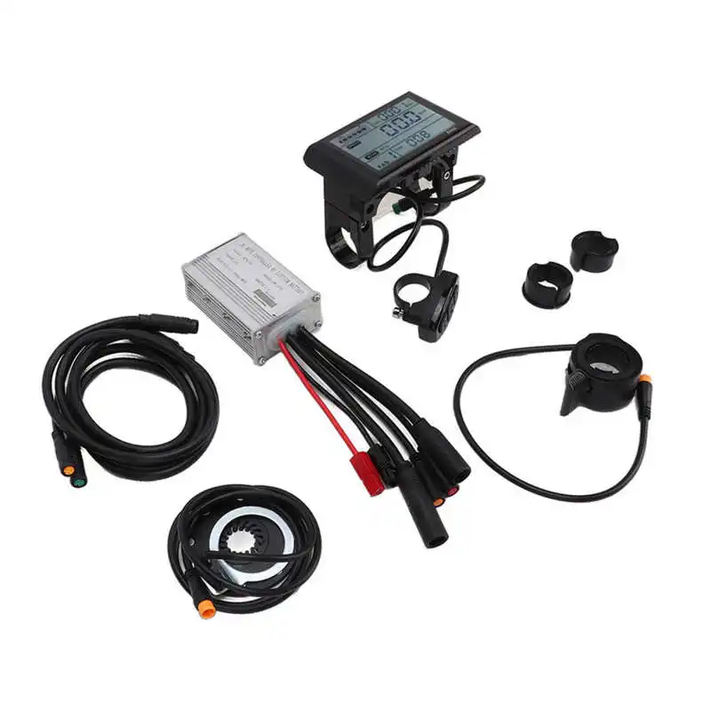 Electric Modification Kit Waterproof Electric Bike Conversion Kit with S900 LCD Display for 250W 350W Motor