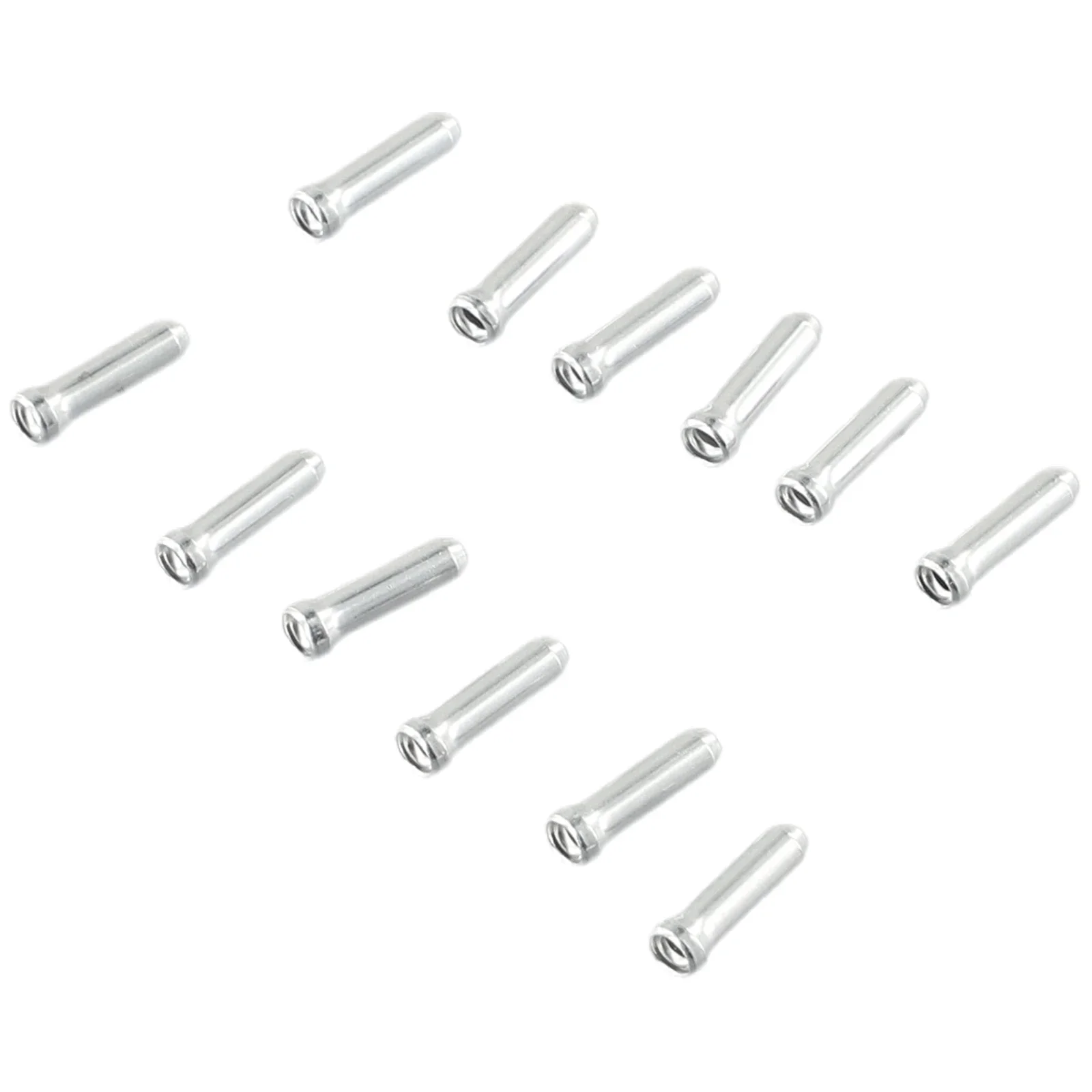 

CAP CRIMPS BRAKE CABLE CRIMPS Parts Portable Replacement TIPS 100pcs BICYCLE BIKE END INNER Sports Accessories