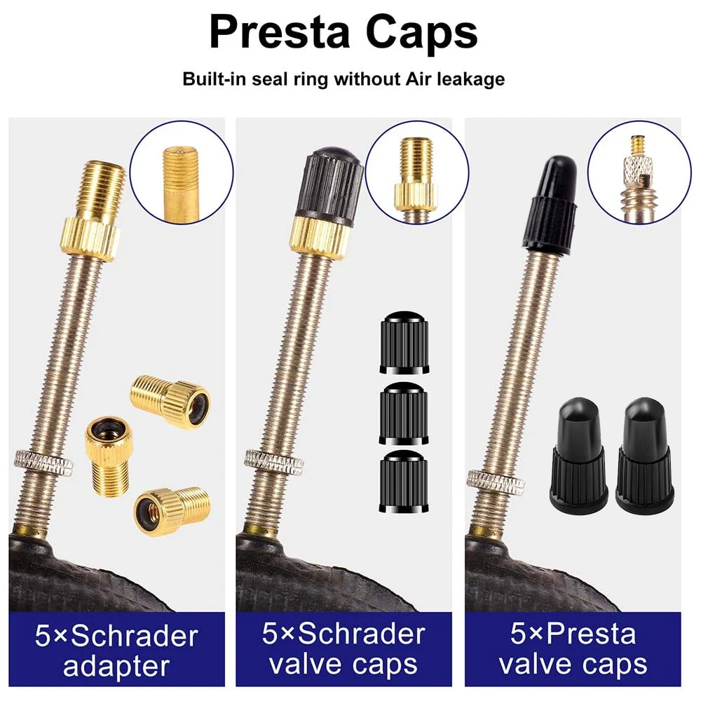 Adaptateur Valve HZJD Presta, Conversion De Presta En Schrader