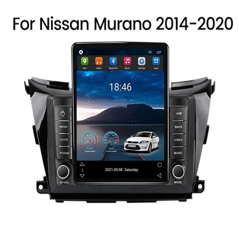

Автомагнитола Tesla Style 2 Din Android 13 для Nissan Murano 3 Z52 2014 + мультимедийный видеоплеер GPS Стерео RDS Carplay камера