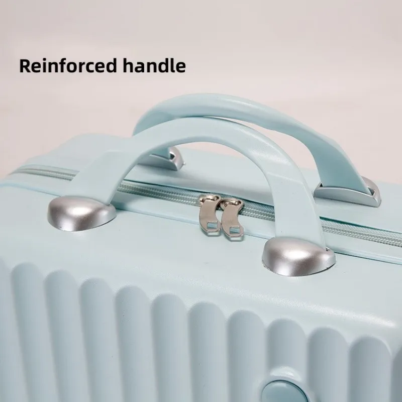 Large Capacity 16 Inch Women Suitcase Portable Boarding Luggage Organizer Case Zipper Lock Cosmetics Storage Bag Festival Gift