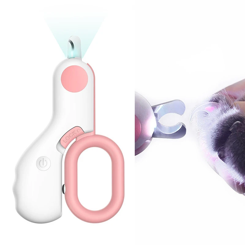 

Professional Cat Nail Clipper Cat Cutter Scissors with Light Pet Nail Clipper for Cat Dog Grooming Claw Scissors Pet Products