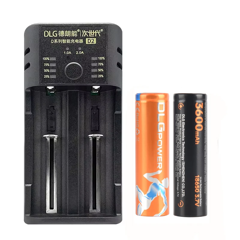 High-Capacity 3.7V 18650 Lithium-Ion Rechargeable Battery for Versatile Electronics